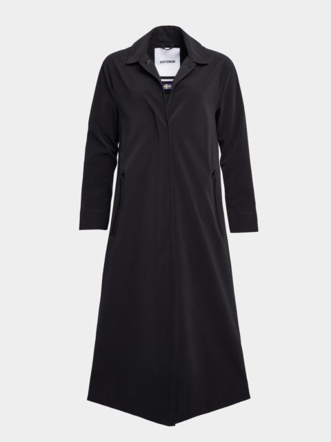 Stutterheim Hornstull Matte Long Raincoat Black