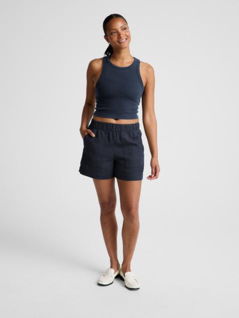 BEYOND YOGA On Repeat Rib High Neck Cropped Tank