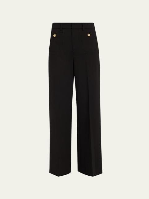 FRAME Le Slim Palazzo Trousers