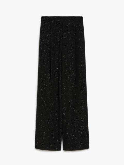 Max Mara NAVIGLI Wool-blend trousers with sequins