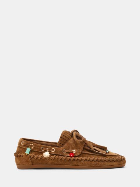 STEVE MADDEN SAMUAL CHARM CHESTNUT SUEDE