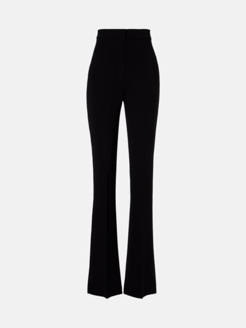 Max Mara Ecrine cady flared pants