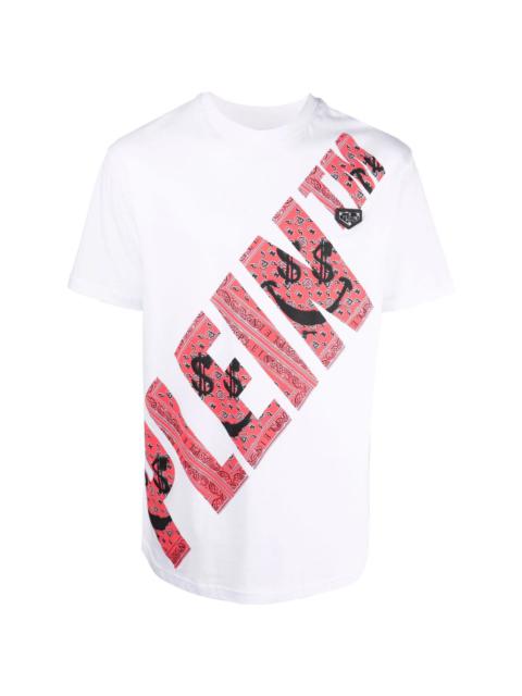 PHILIPP PLEIN graffiti-print round neck T-shirt