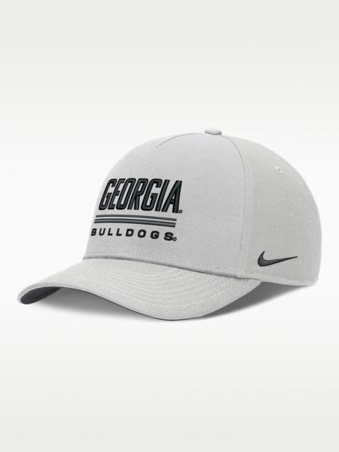 Nike Georgia Sideline Practice Rise Men's Nike Dri-FIT College Adjustable Hat