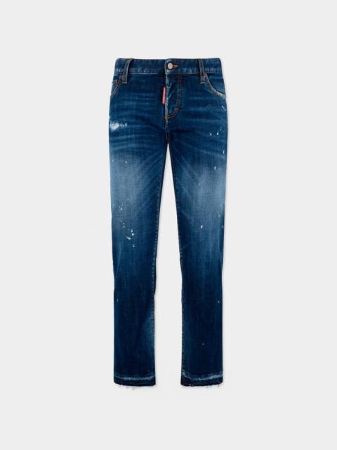 DSQUARED2 MEDIUM EASY RED SPOTS JENNA JEANS