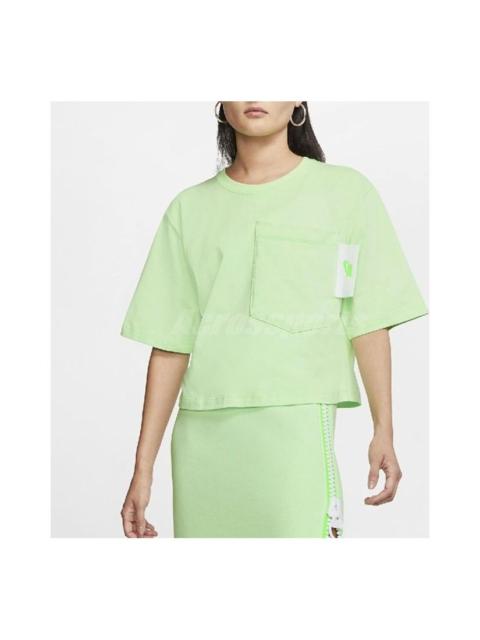 Nike (WMNS) Nike SPORTSWEAR Short Sleeve Green CT0875-376