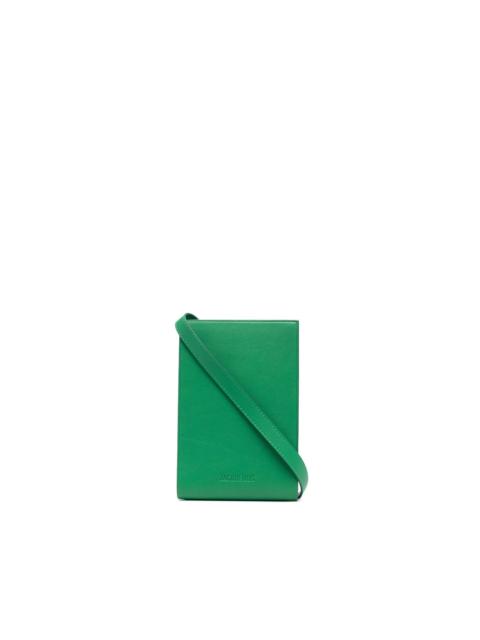 JACQUEMUS leather shoulder bag