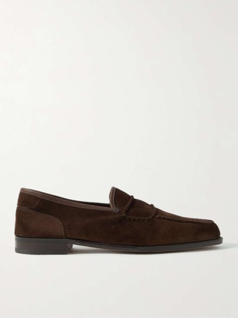 John Lobb Bath Suede Loafers