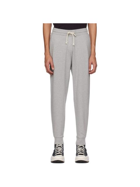 Gray Relaxed-Fit Sweatpants