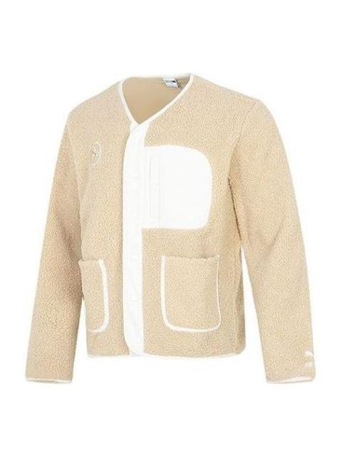 PUMA Puma Das CC Stand Collar Jacket 'Beige' 539915-12