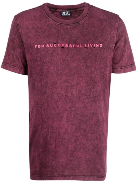 Diesel graphic-print cotton T-Shirt