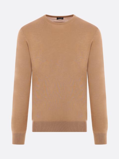 ZEGNA CASHMERE AND SILK PULLOVER