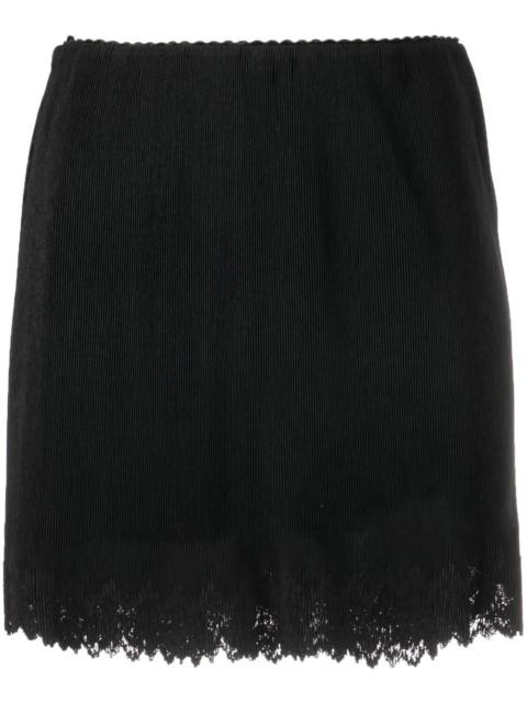 Alexander Wang distressed-hem mini skirt