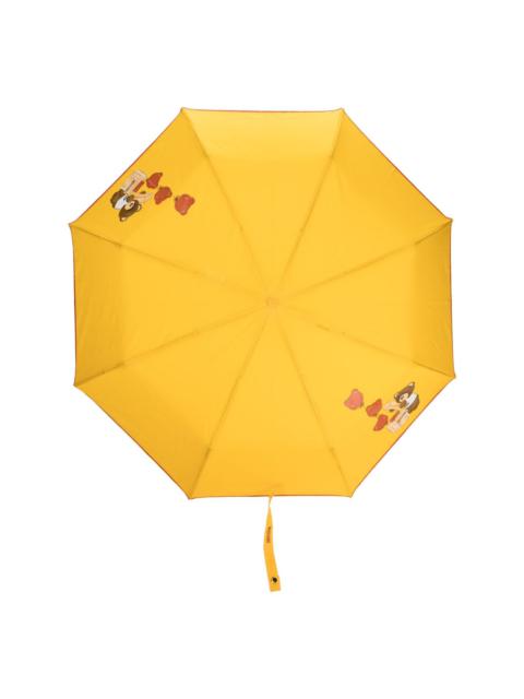 Teddy Bear-motif compact umbrella