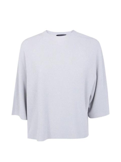 FABIANA FILIPPI Cropped Round Neck Sweater