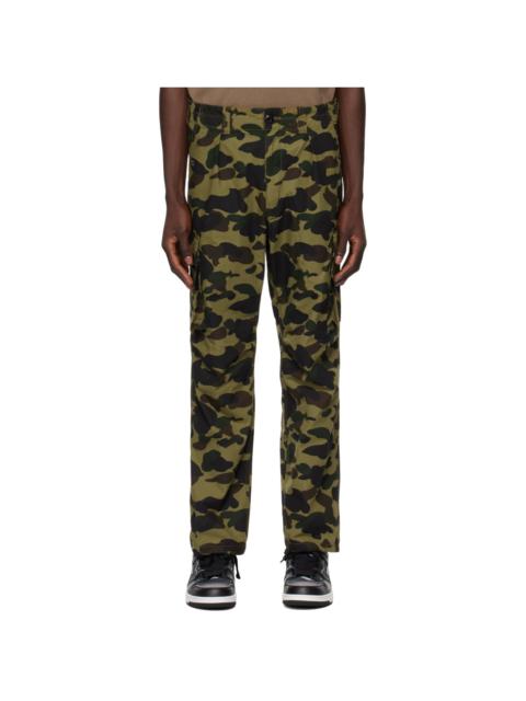 A BATHING APE® Green 1st Camo Cargo Pants | REVERSIBLE