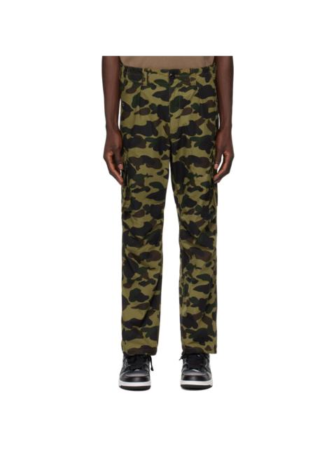 A BATHING APE® Green 1st Camo Cargo Pants