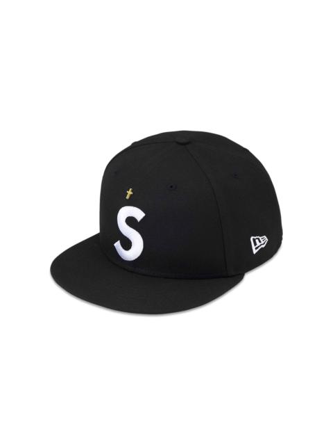 Supreme Gold Cross S Logo New Era 'Black'