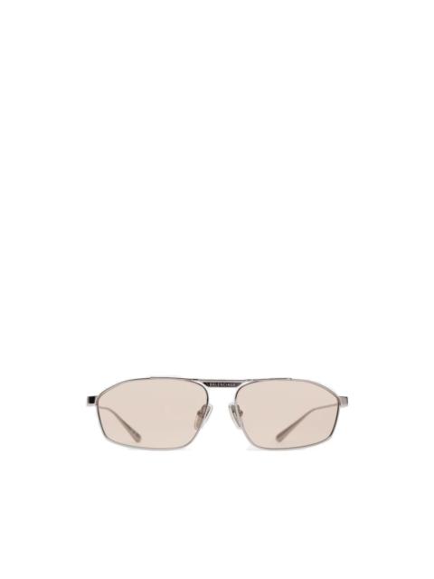 BALENCIAGA geometric-frame sunglasses