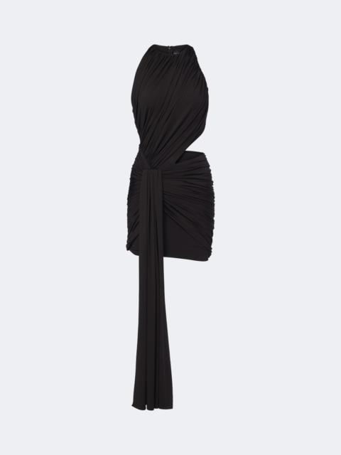 David Koma Cutout draped minidress