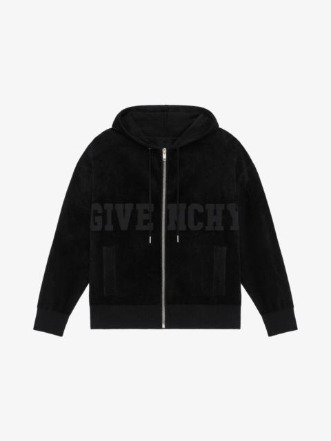 GIVENCHY VELVET HOODED JACKET