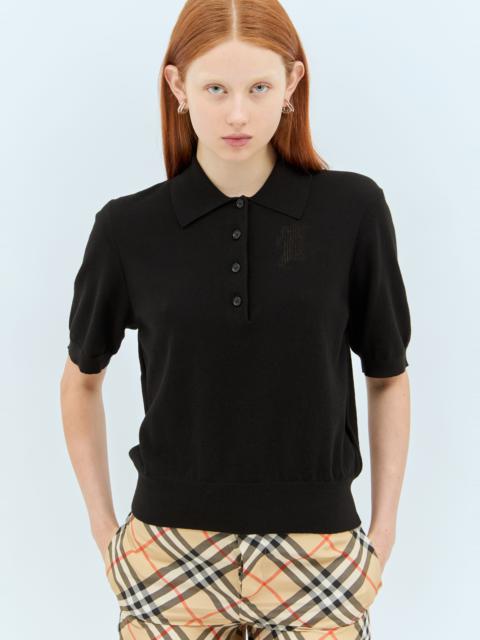Tシャツ・カットソー Burberry FW24 STRETCH COTTON POLO SHIRT (8093645 A1189) Burberry Knit Polo Shirt | REVERSIBLE