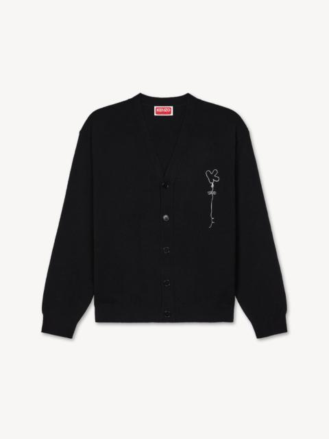 KENZO 'KENZO Balloons' embroidered cardigan in wool