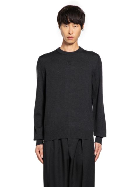 FENDI Crewneck Knitwear In Fleece Wool