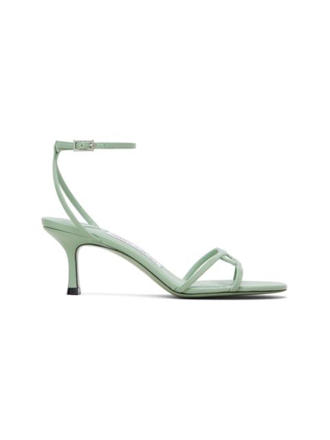 JIMMY CHOO Green 1998 Leo 65 Heeled Sandal