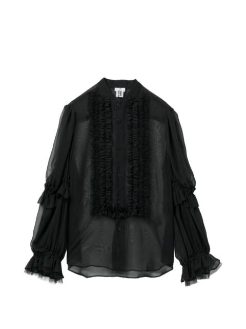 Noir Kei Ninomiya ruffled blouse