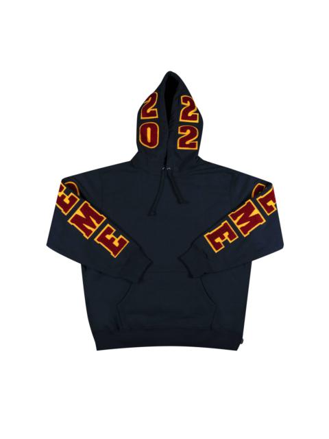 Supreme Team Chenille Hooded Sweatshirt 'Navy'