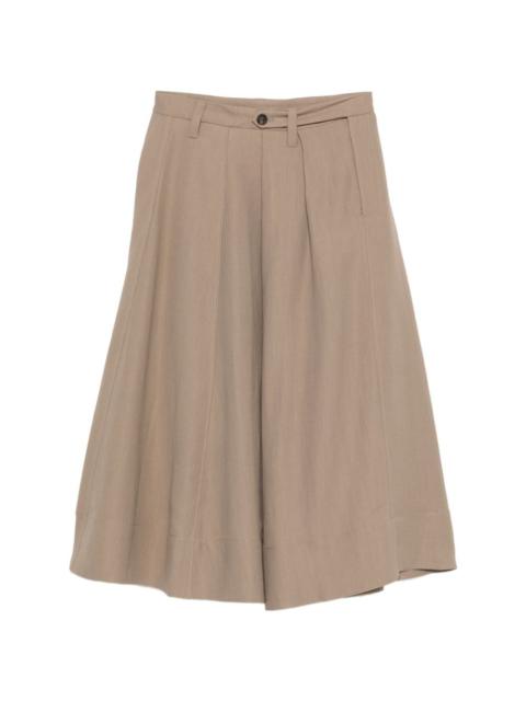 Brunello Cucinelli button-embellished skirt