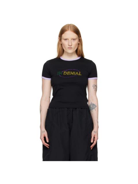 Black 'In Denial' T-Shirt
