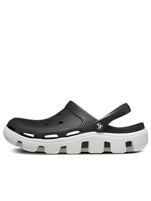 crocs Crocs Duet Beach Sandals Black White 11991-066
