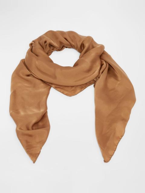 SAINT LAURENT YSL Silk Square Scarf