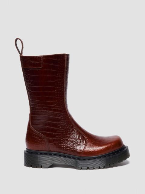 Dr. Martens REJENA Croc Emboss Leather Boots