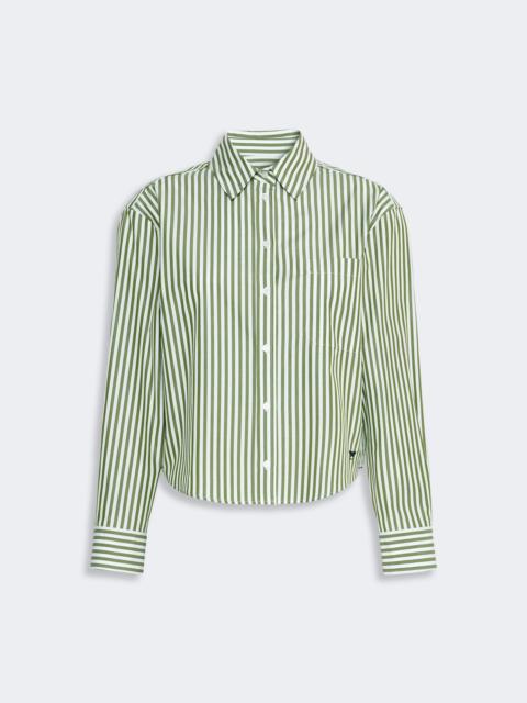 WEEKEND Max Mara PANETTO Cotton poplin shirt - GREEN