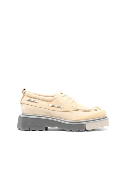 Off-White lace-up chunky loafers