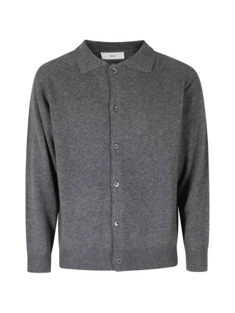 Dunst collared raglan-sleeve cardigan