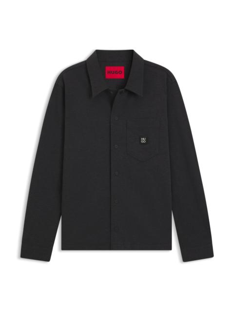 HUGO OVERSIZED-FIT SHIRT IN A COTTON BLEND