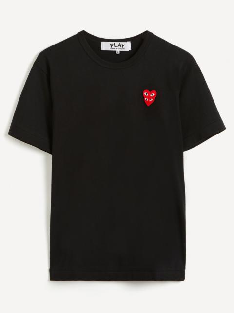 Heart Logo Patch Cotton T-Shirt