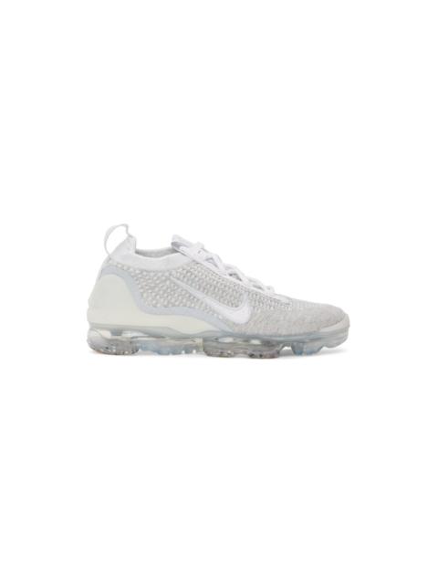 White  Air VaporMax 2021 FlyKnit Sneakers