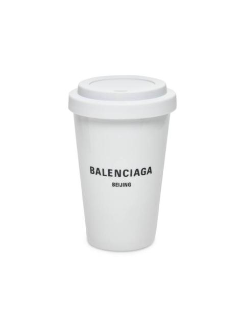 BALENCIAGA Cities Beijing Coffee Cup in White