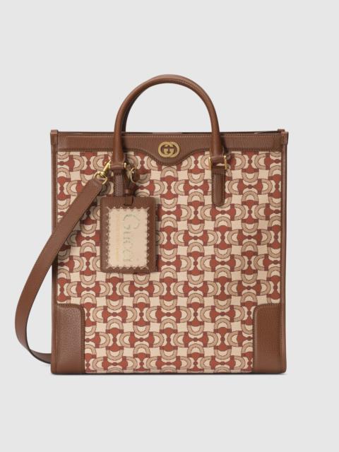 GUCCI Interlocking G Horsebit jacquard tote