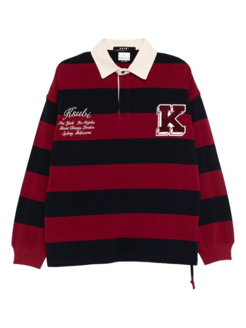 Ksubi Rugged Rugby Jersey Fire Fade sweatshirt