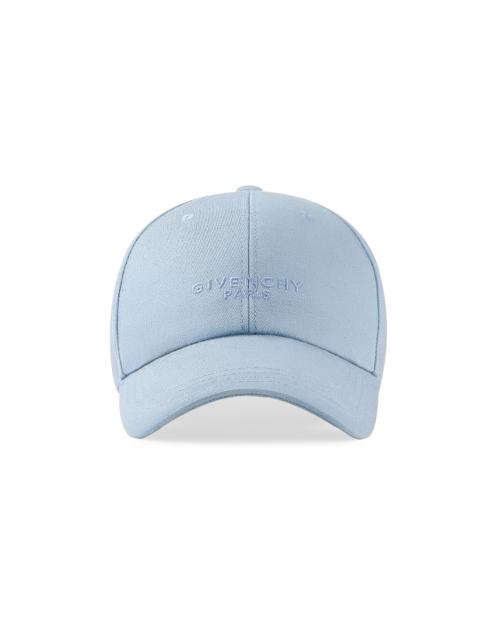 Givenchy Men's Paris Embroidered Cap in Cotton - Light Blue