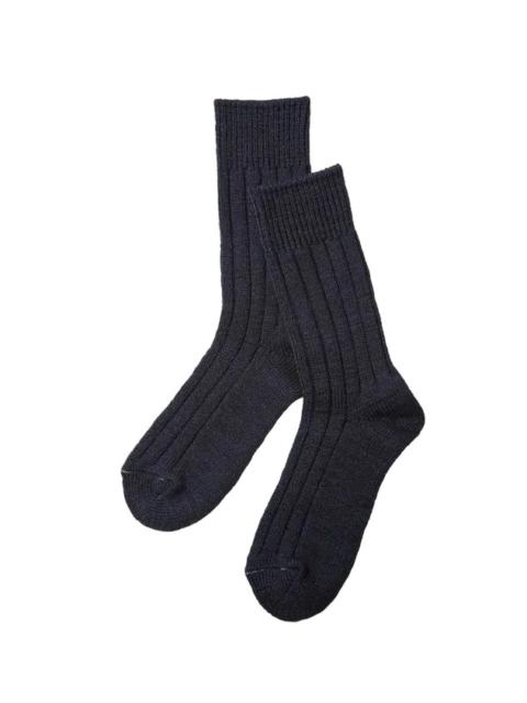 ROTOTO® R1645 Organic Cotton Indigo Socks Dark Denim