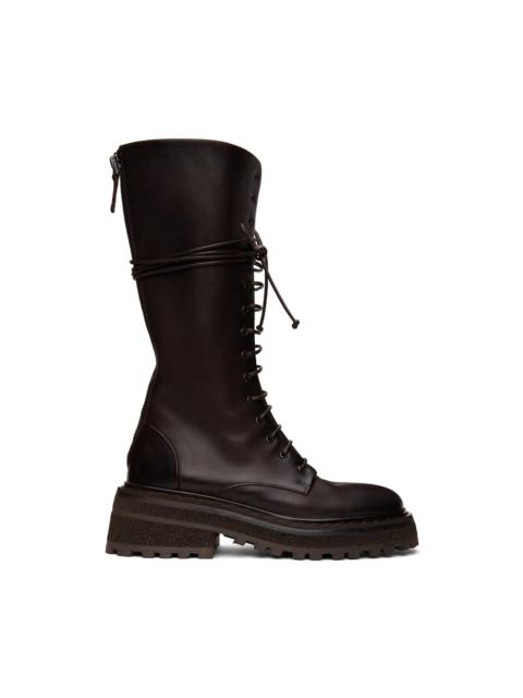 Marsèll Brown Carro Mid-Calf Boots