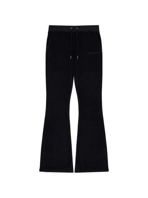 Sporty & Rich Krystal logo-embellished track pants