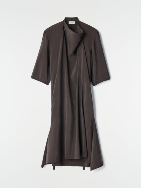 Lemaire SOFT-COLLAR DRESS IN DRY SILK